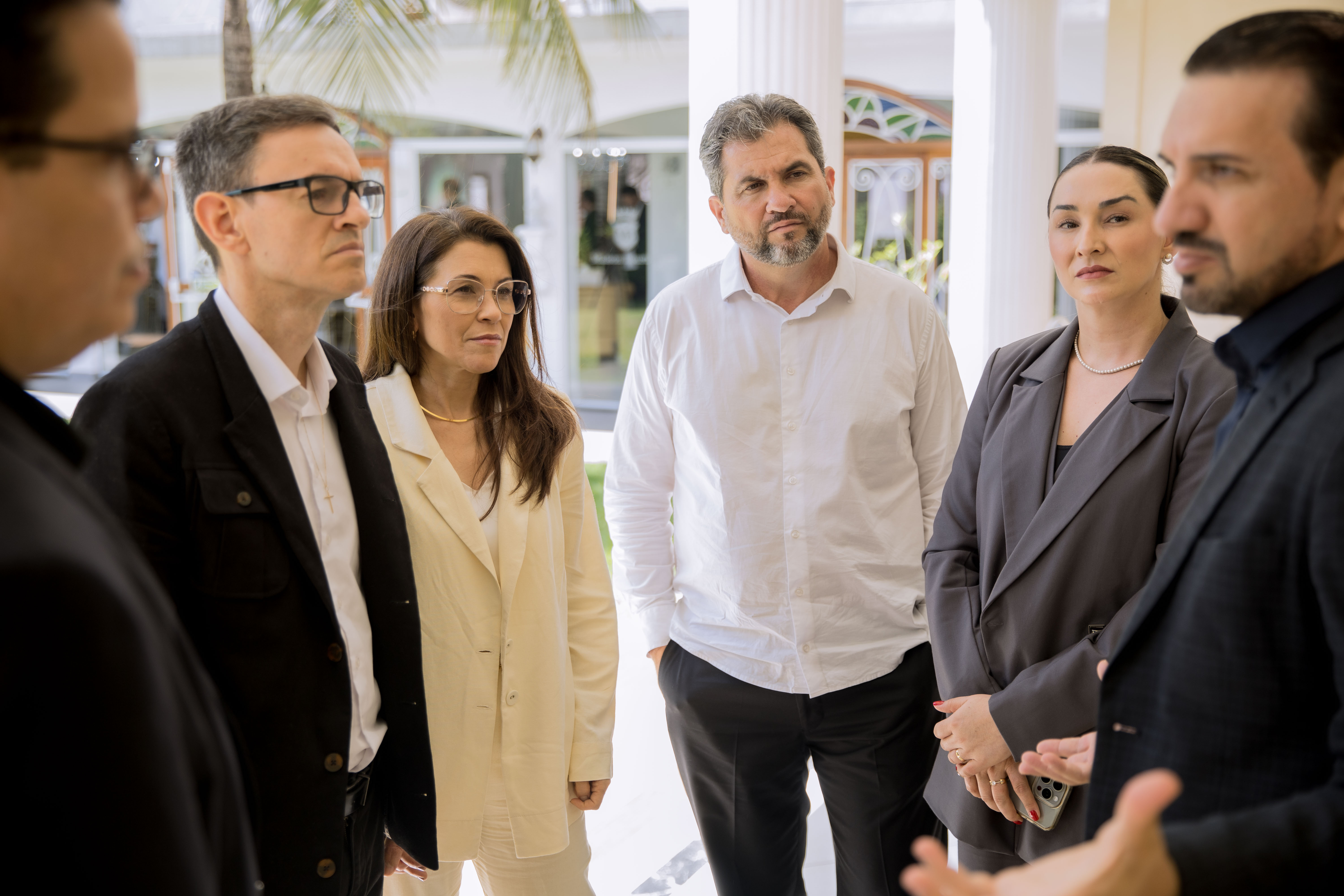Empresários em diálogo